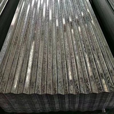 0.13-0.5мм Gi гофрированный кровельный лист, 60-95HRB гофрированный оцинкованный лист металла