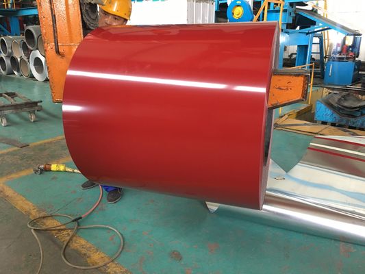 0.13mm-0.80mm Цветно покрытый стальной катушки лист высокая коррозионная стойкость