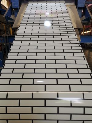 Покрытая напечатанная стальная оболочка 600 мм - 1250 мм ширина коррозионно устойчивая