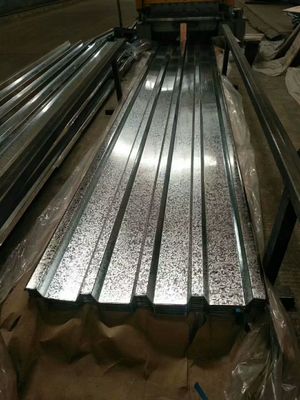 Большой шпингл гофрированный стальной лист 60-95HRB Сверхностная твердость Белый цвет